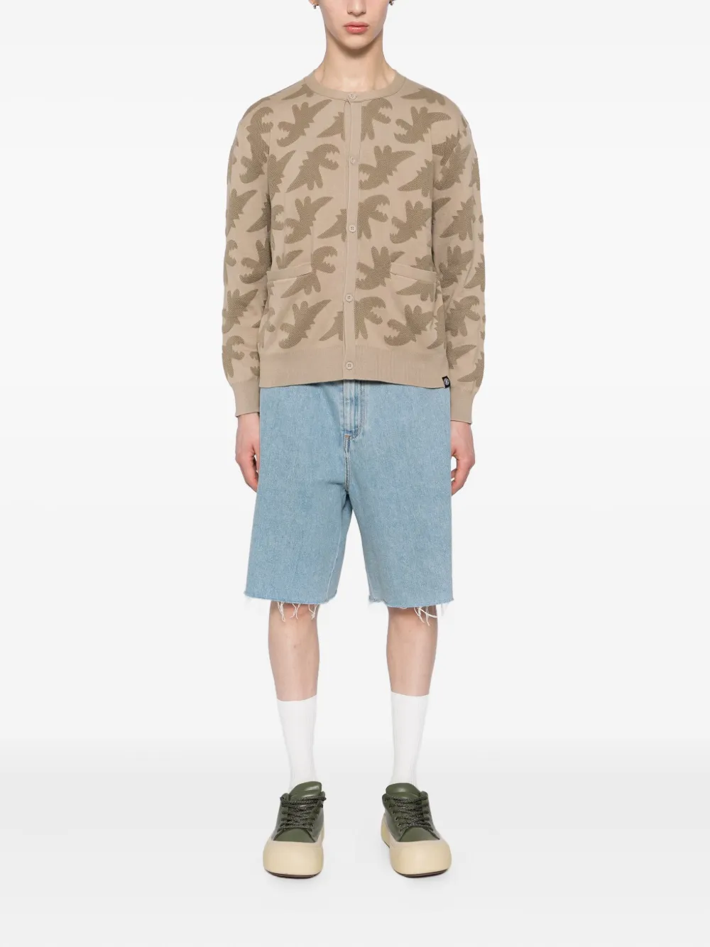 SPORT b. by agnès b.  Dino-embroidered cardigan | Cardigans | Image 2