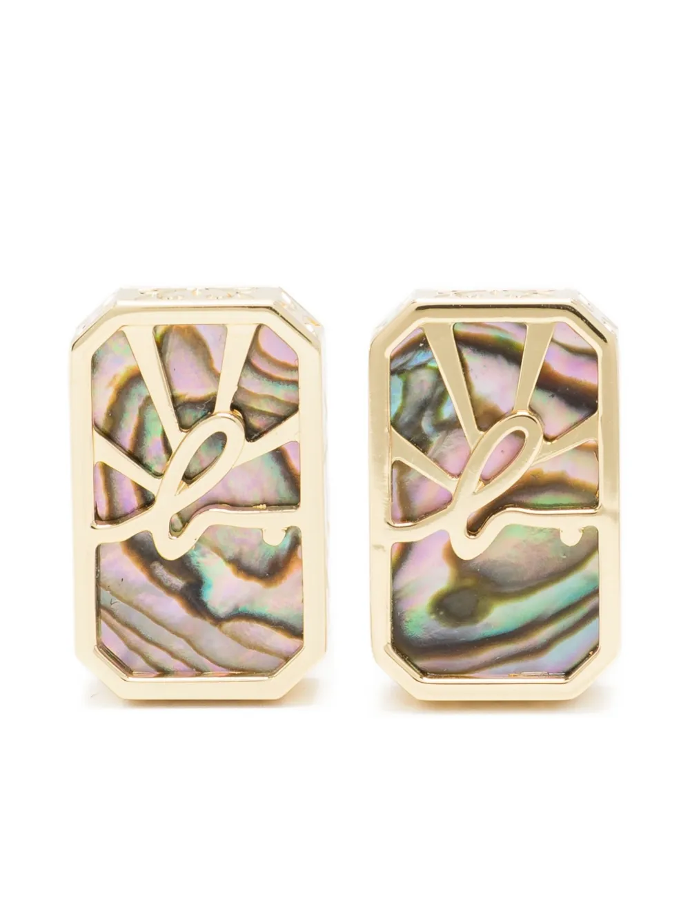 agnès b. Window Vistas earrings - Gold