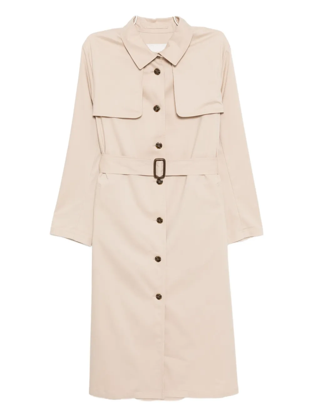 To B. By Agnès B. Belted-waist Trenchcoat In Neutral