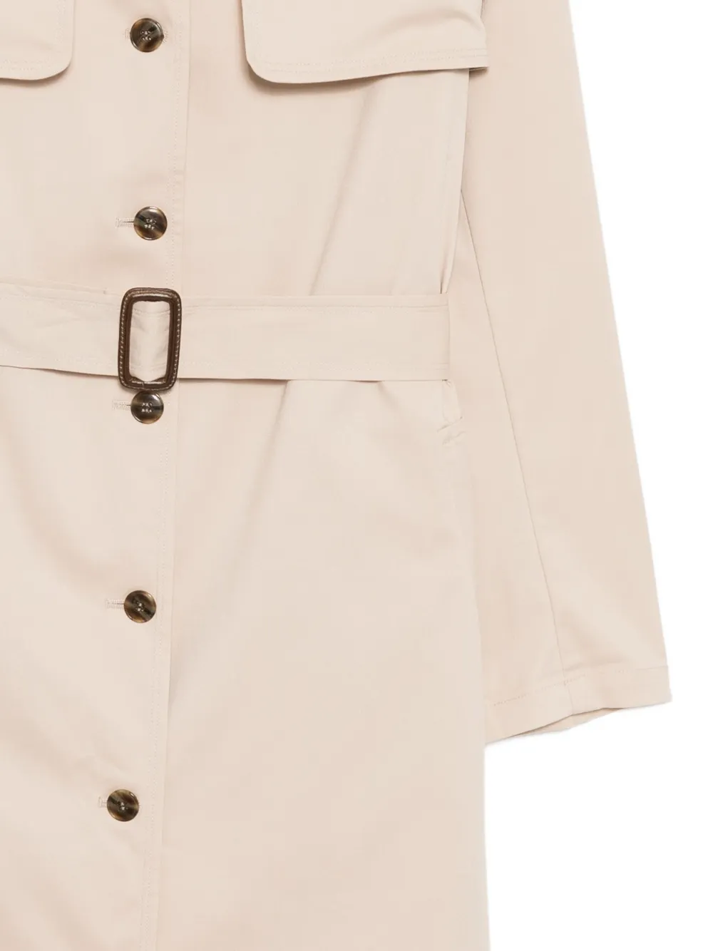 To B. By Agnès B. Belted-waist Trenchcoat In Neutral