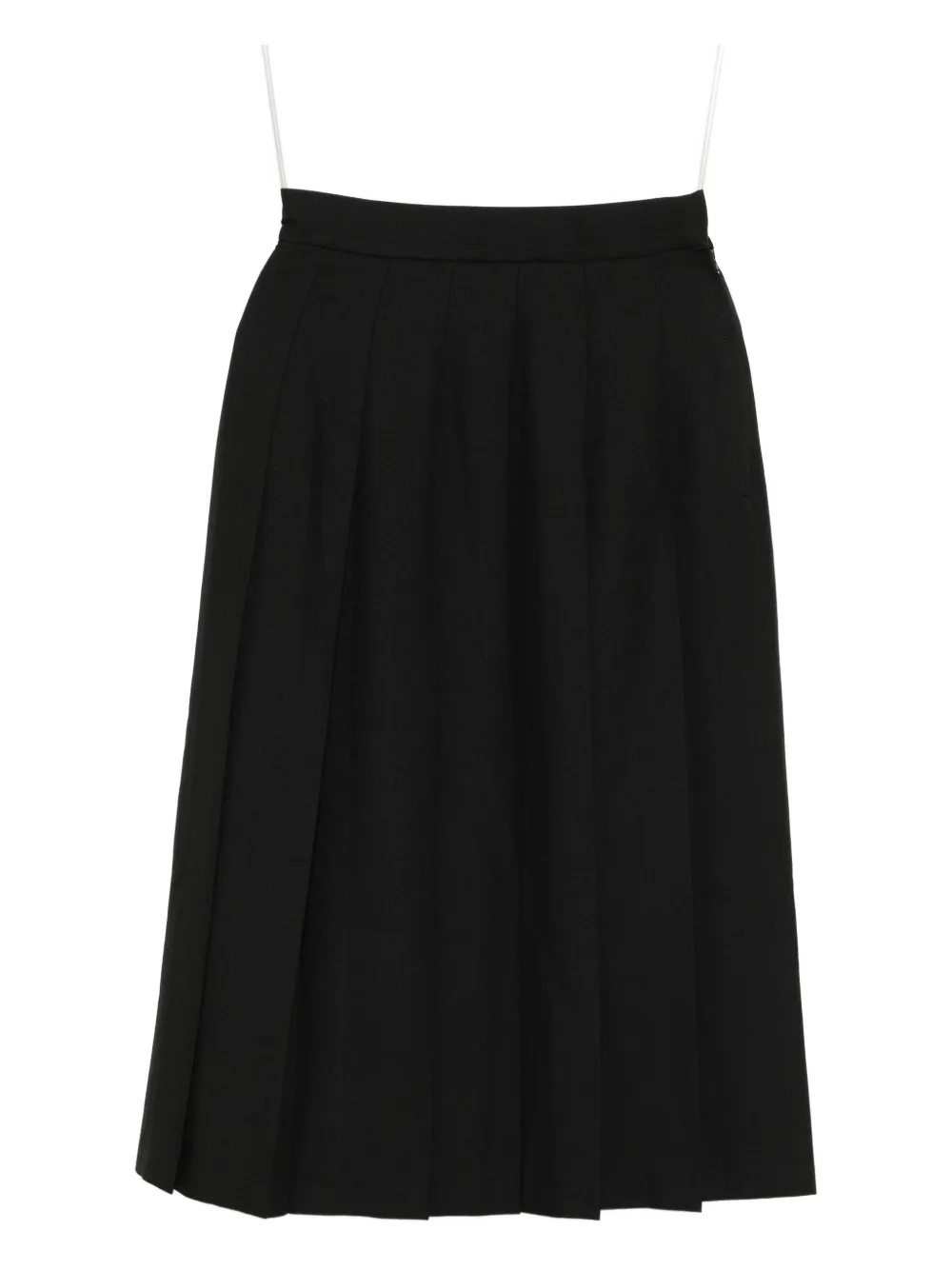 To B. By Agnès B. Pleated Skirt In Black