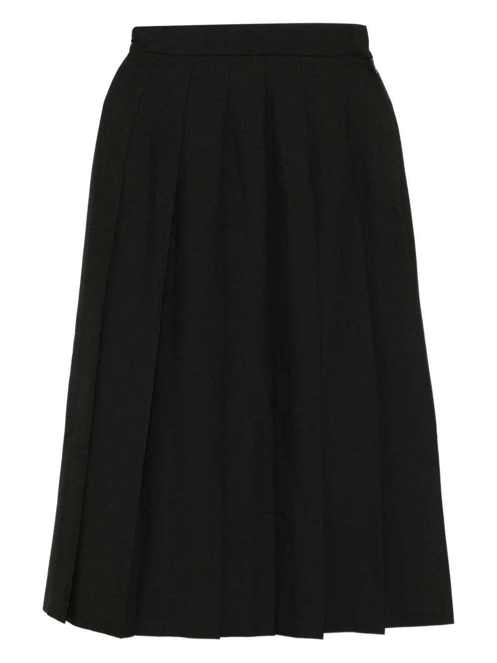 To b. by agnès b. jupe à design plissé | noir | Image 1