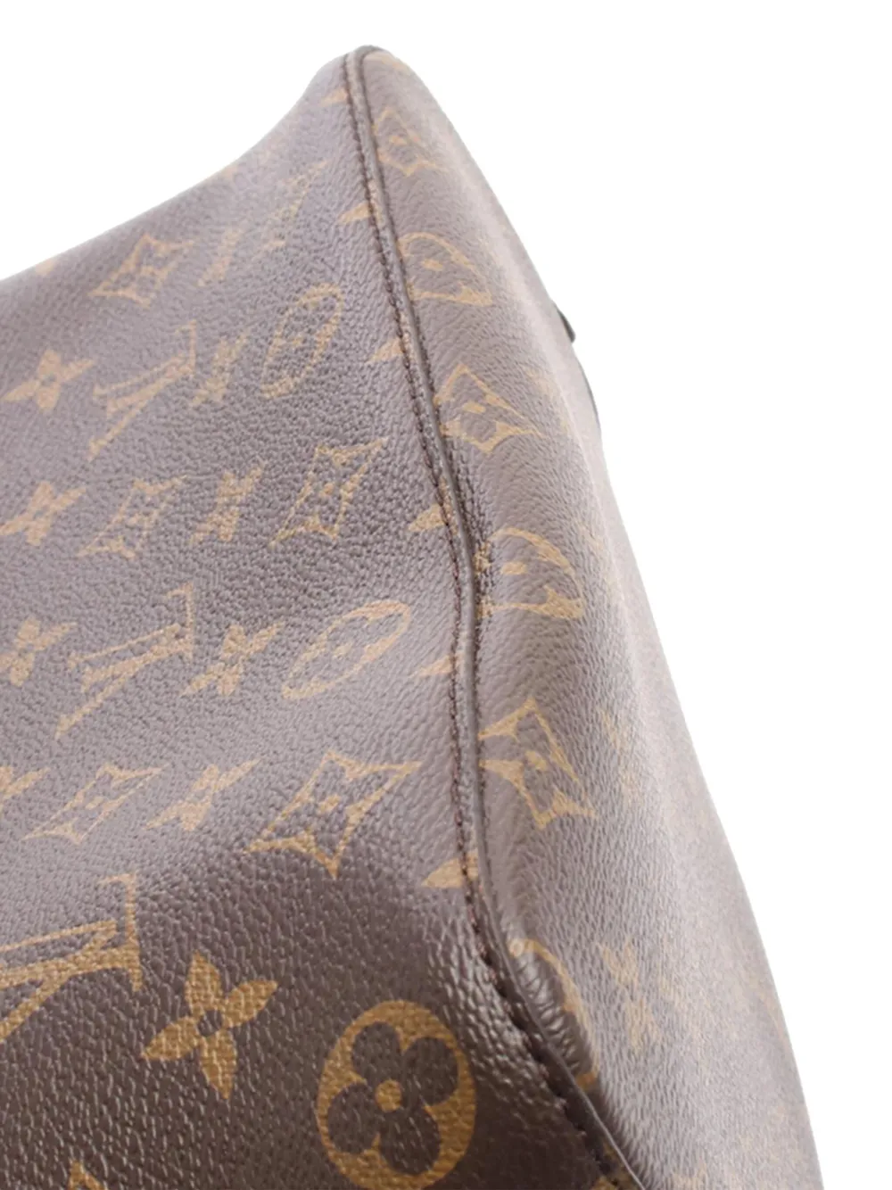 Pre-owned Louis Vuitton 2021-2025 Monogram Neonoe Mm Bucket Bag In Black