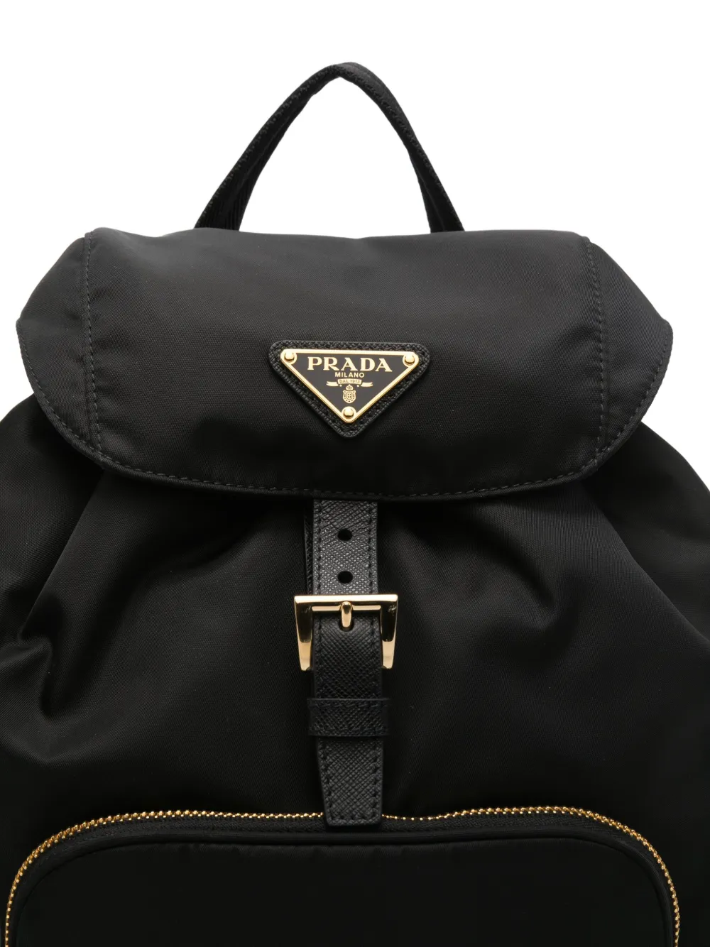 Prada Re-Nylon rugzak Zwart