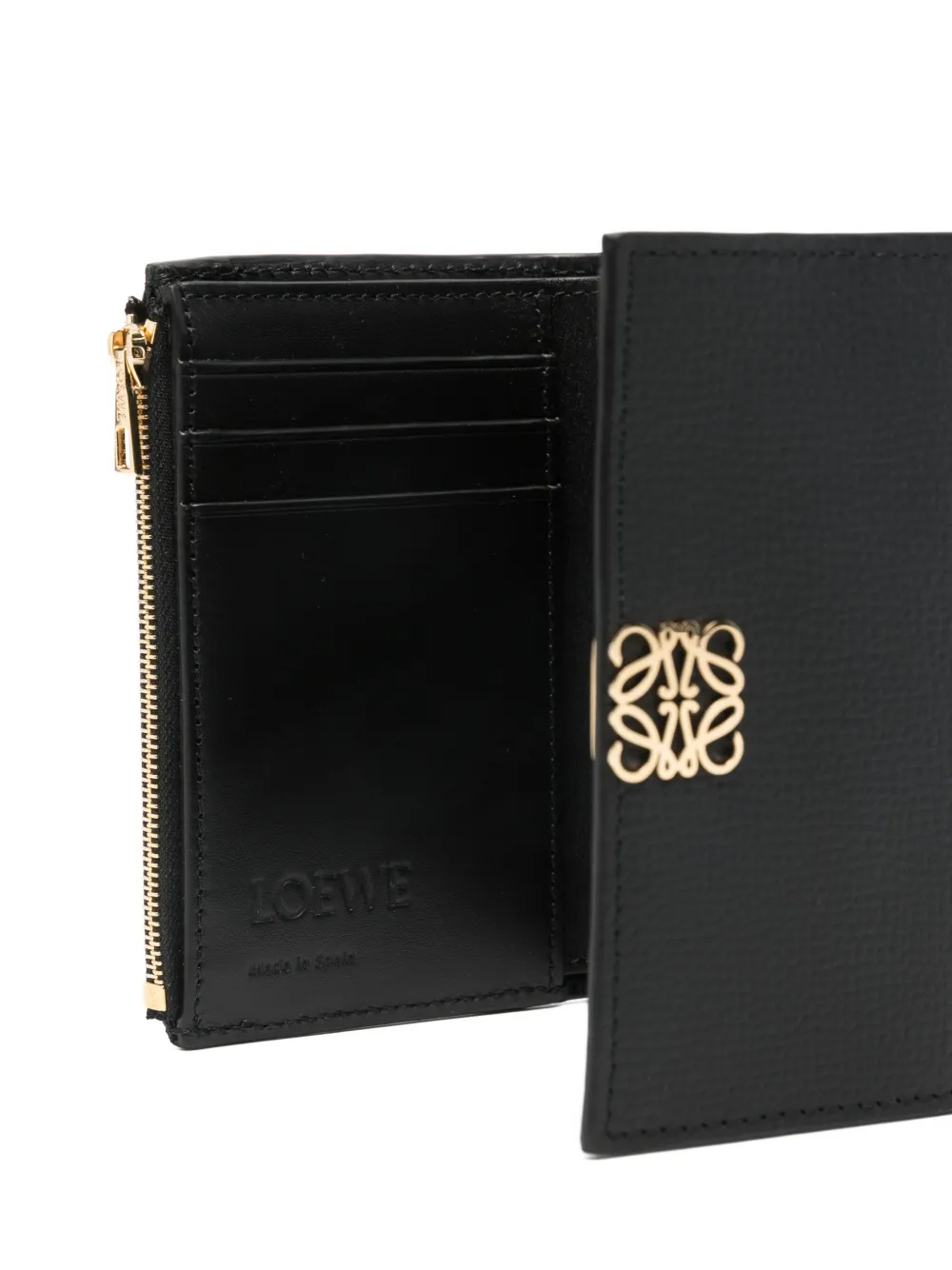  Loewe Anagram Wallet - Black 