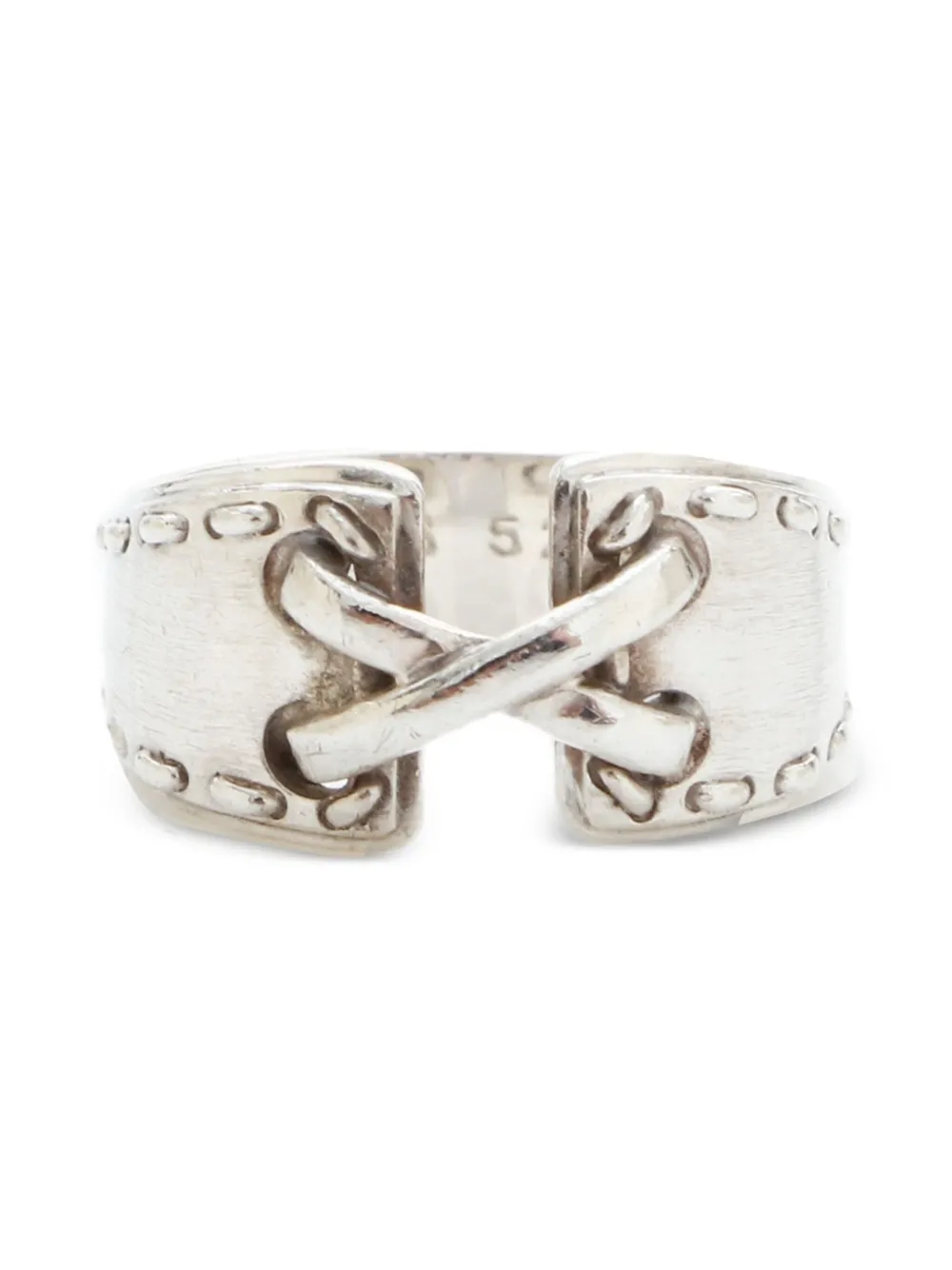 Hermès Pre-Owned anillo Mexico Corset 2000 | plateado | Image 1