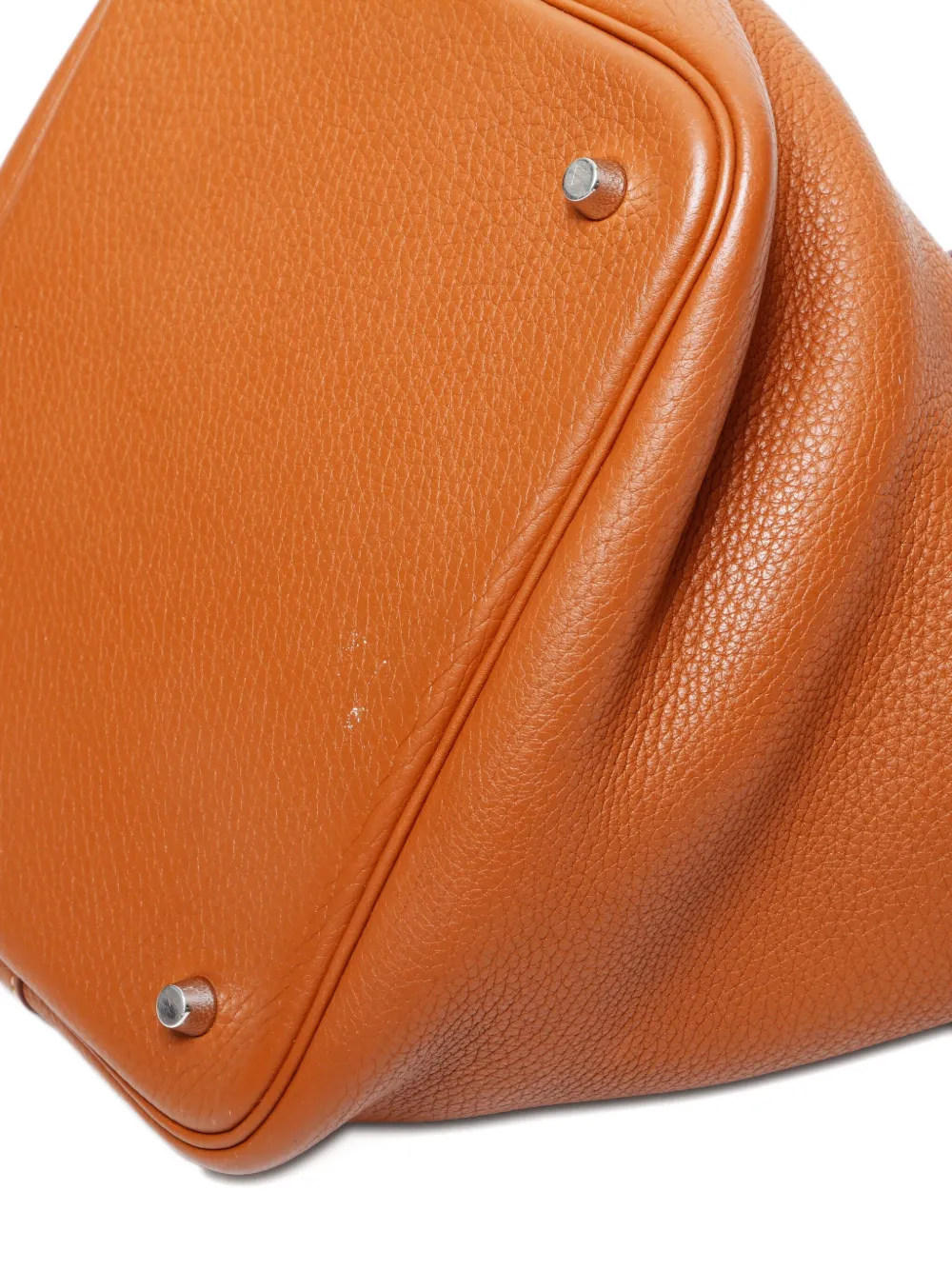 HERMES Pre-owned 2016 Picotin Pm Leather Tote Bag In Brown