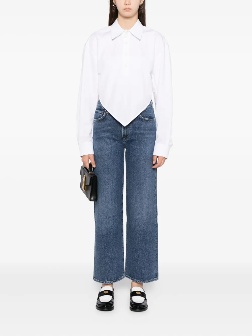 AGOLDE Harper straight jeans - Blauw