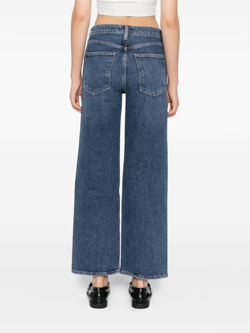 AGOLDE Harper straight jeans Blauw