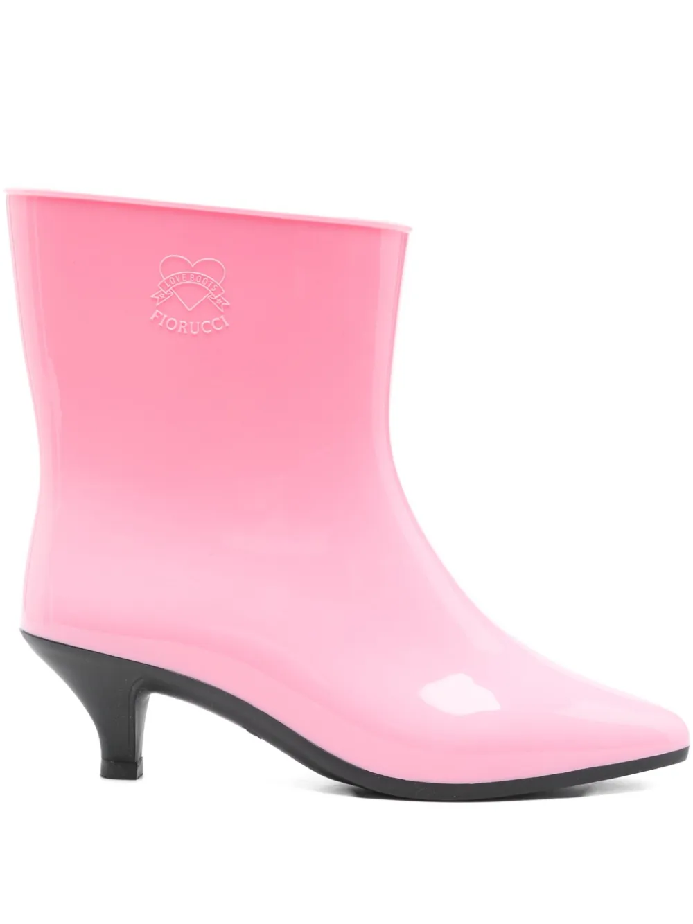 Fiorucci pointed kitten heel boots | Pink | Image 1
