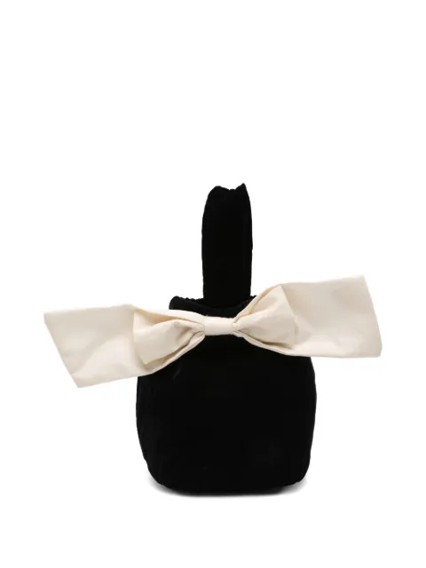 NEVER FULLY DRESSED bow-detail clutch detail