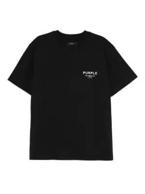 Casablanca Glitch Orchid Oversized T-shirt | Black | FARFETCH