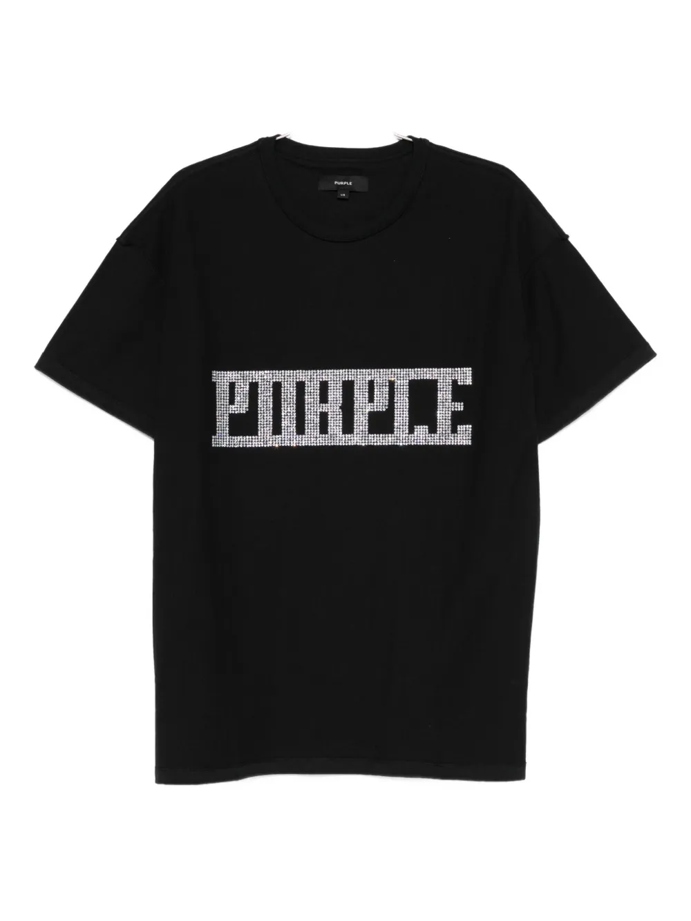 Purple Brand embellished T-shirt - Nero