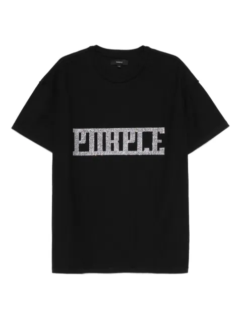 Purple Brand embellished T-shirt