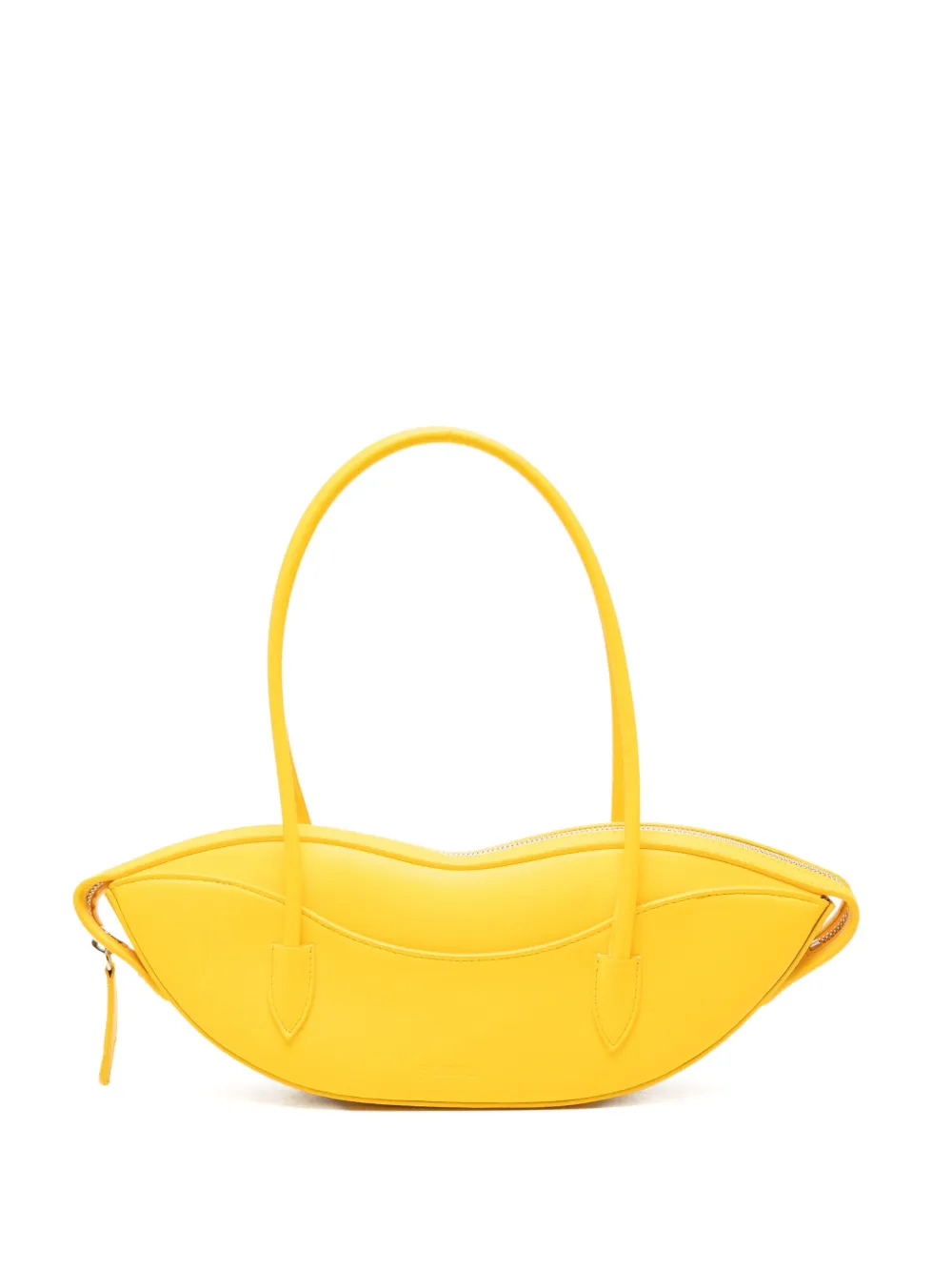 Fiorucci Lips zip handle tote bag - Giallo
