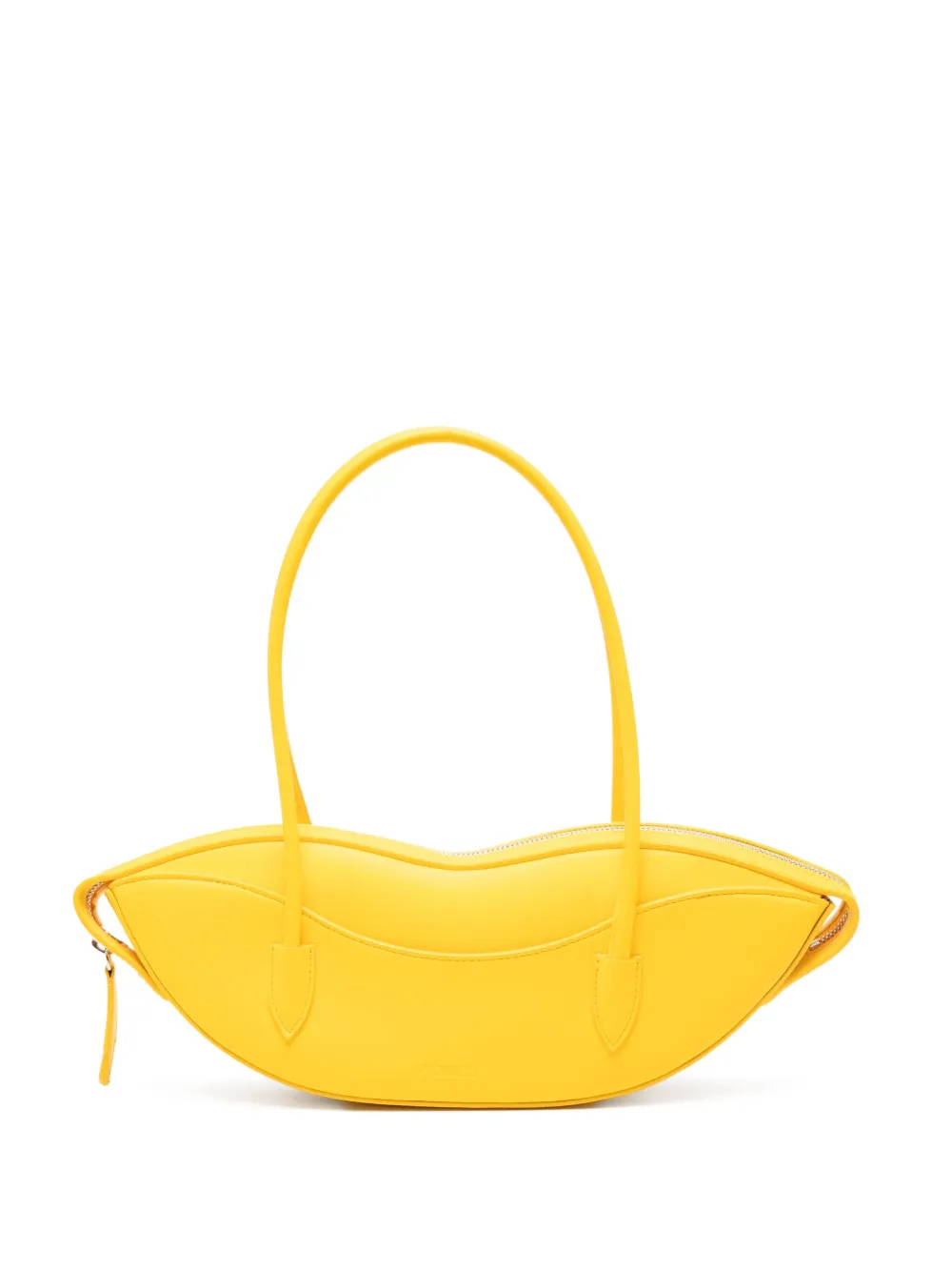 Fiorucci Lips zip handle tote bag | Yellow | Image 1