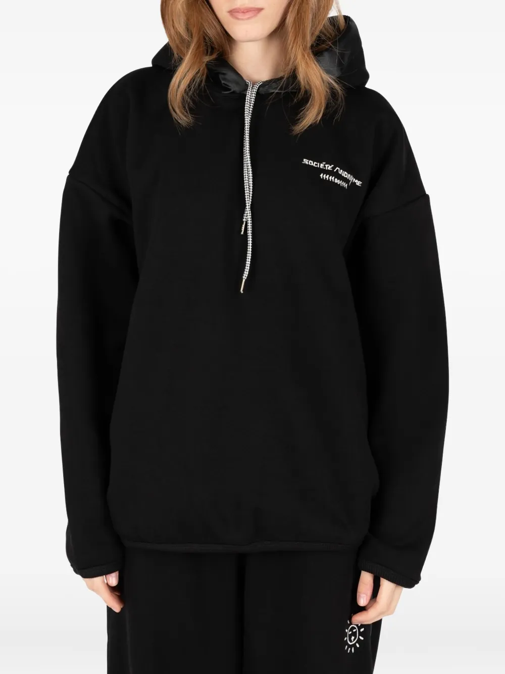 Société Anonyme Zipped Hoodie In Black