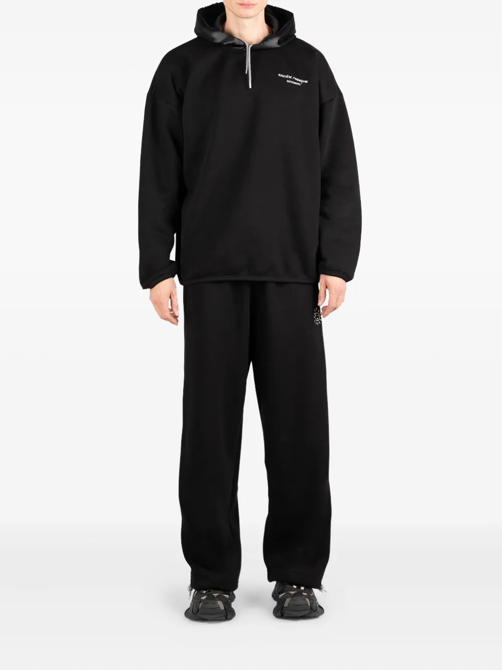 Société Anonyme Zipped Hoodie In Black