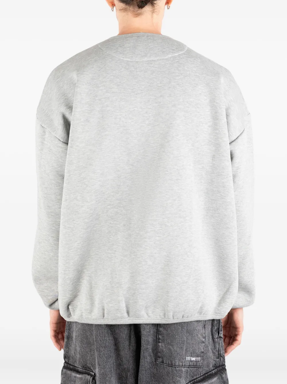 Société Anonyme Rose-graphic Sweatshirt In Gray