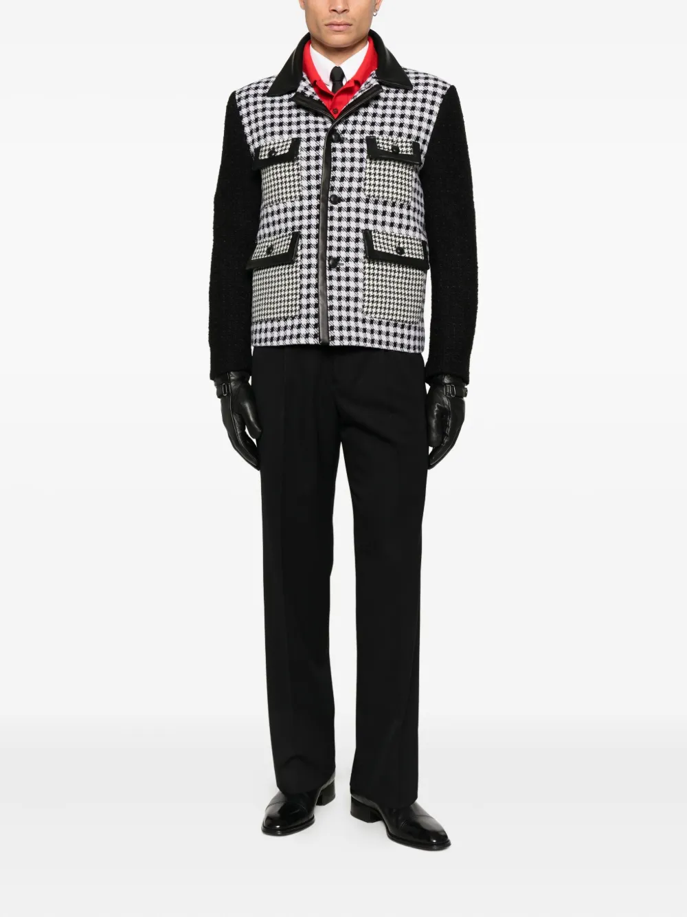 Ernest W. Baker houndstooth pocket jacket | Bomber Jackets | Image 2
