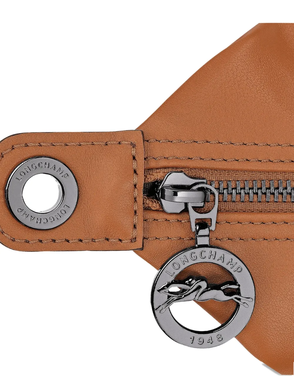 Longchamp Le Pliage Xtra schoudertas met ritssluiting Bruin