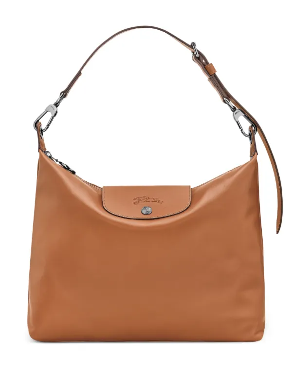 Longchamp Medium Le Pliage Xtra zip-fastening Shoulder Bag | Brown