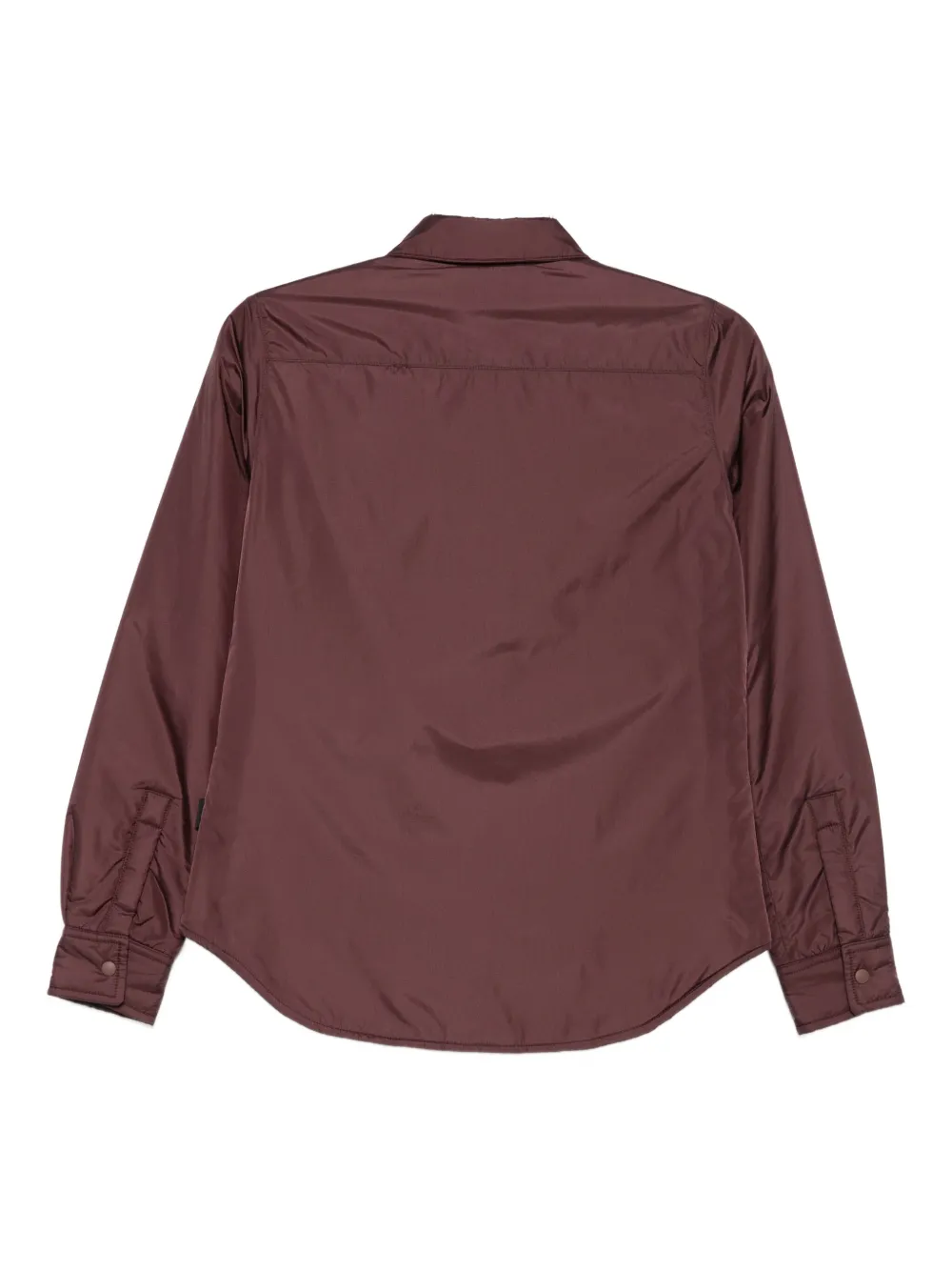 ASPESI padded snap-fastening shirt - Rood