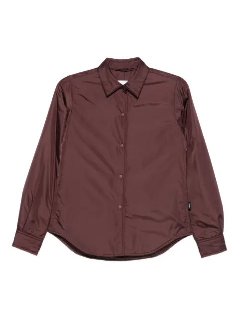 ASPESI padded snap-fastening shirt