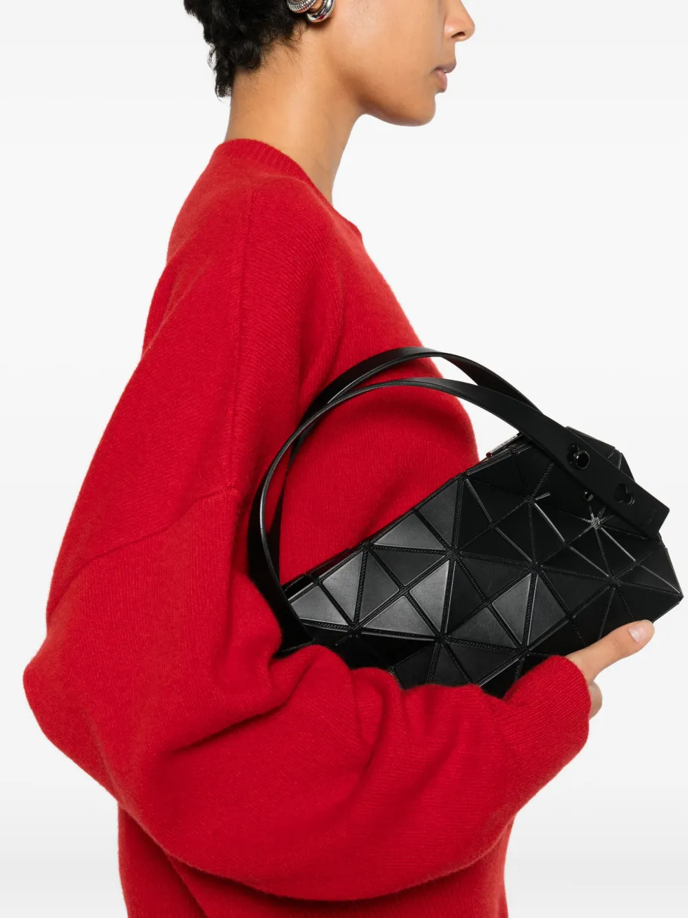 Bao Bao Issey Miyake geometric-pattern tote bag - Zwart