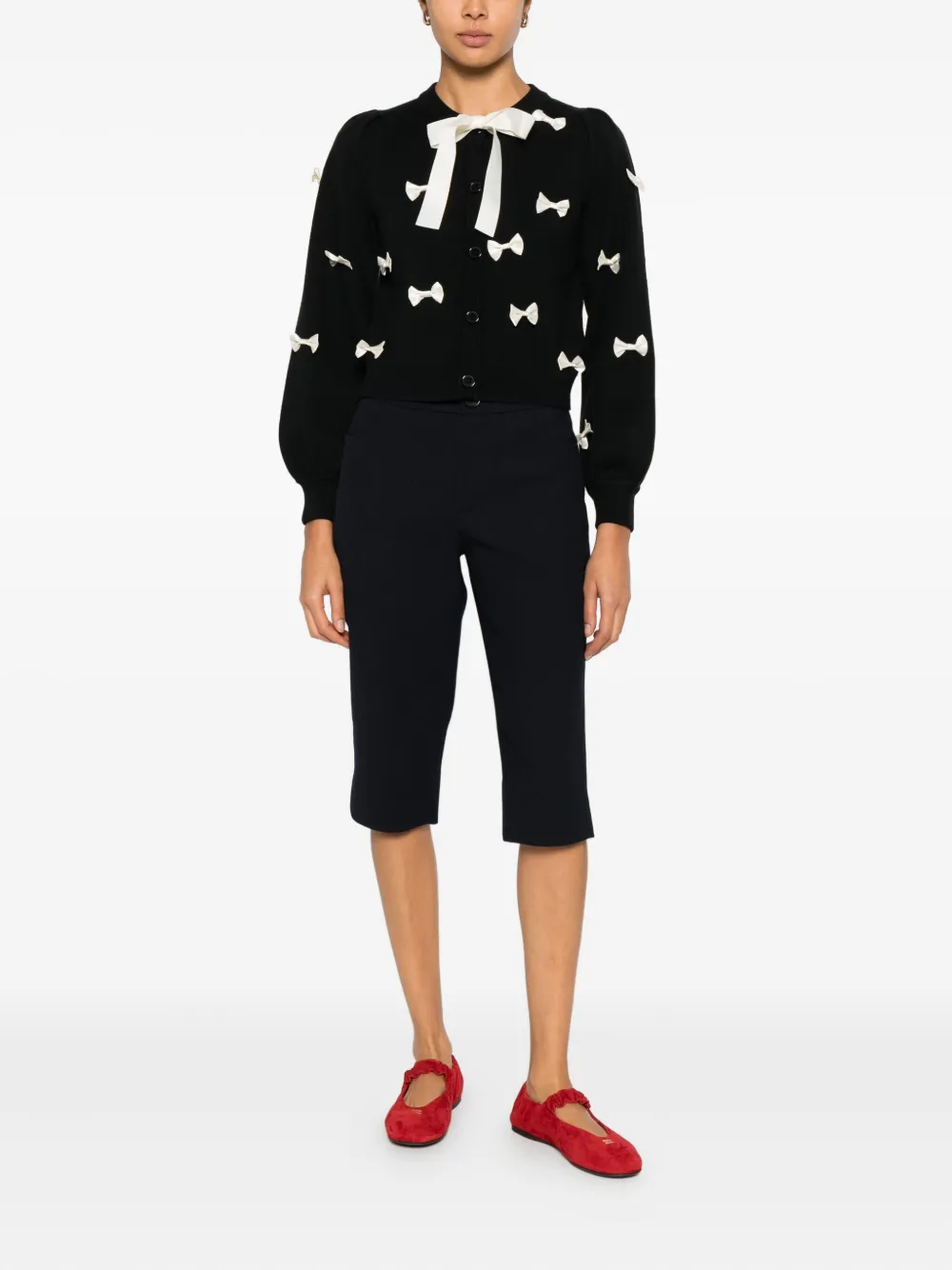 NEVER FULLY DRESSED Sophie bow-embellished cardigan | Cardigans | Image 2