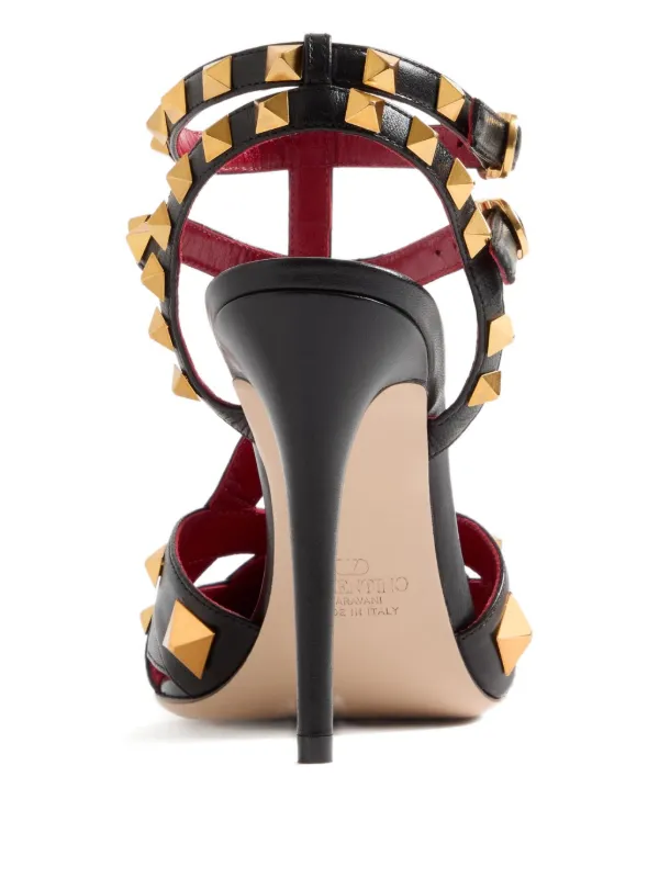 Valentino Garavani ロックスタッズ 100mm パンプス | ブラック