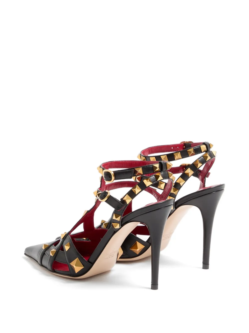 Valentino Garavani ロックスタッズ アンクルストラップ サンダル