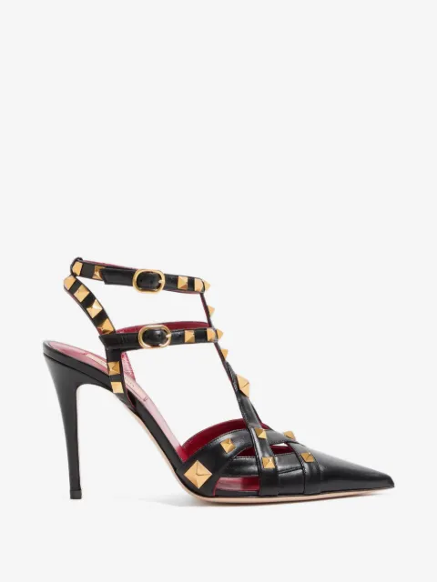 Valentino Garavani 락스터드 앵클 스트랩 샌들