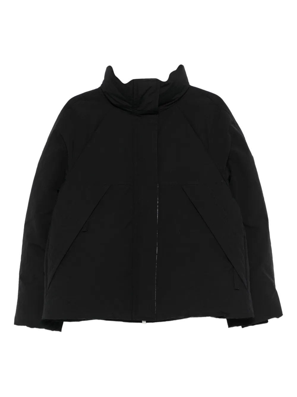 Laminar Down Jacket With Metallic Lining Clothing In Black