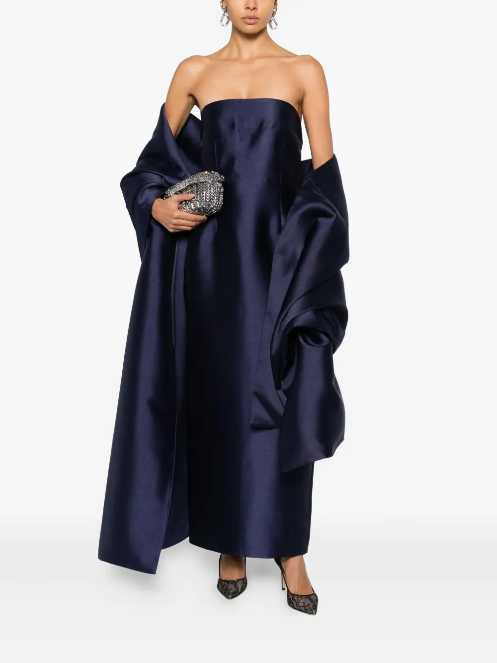 Solace London Renee midi dress - Blauw