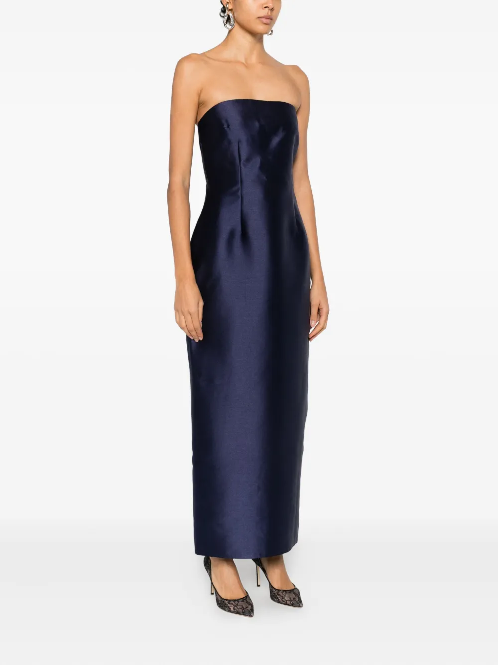 Solace London Renee midi-jurk Blauw