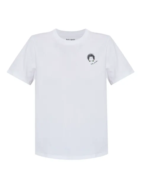 Kate Spade playera con estampado de erizo