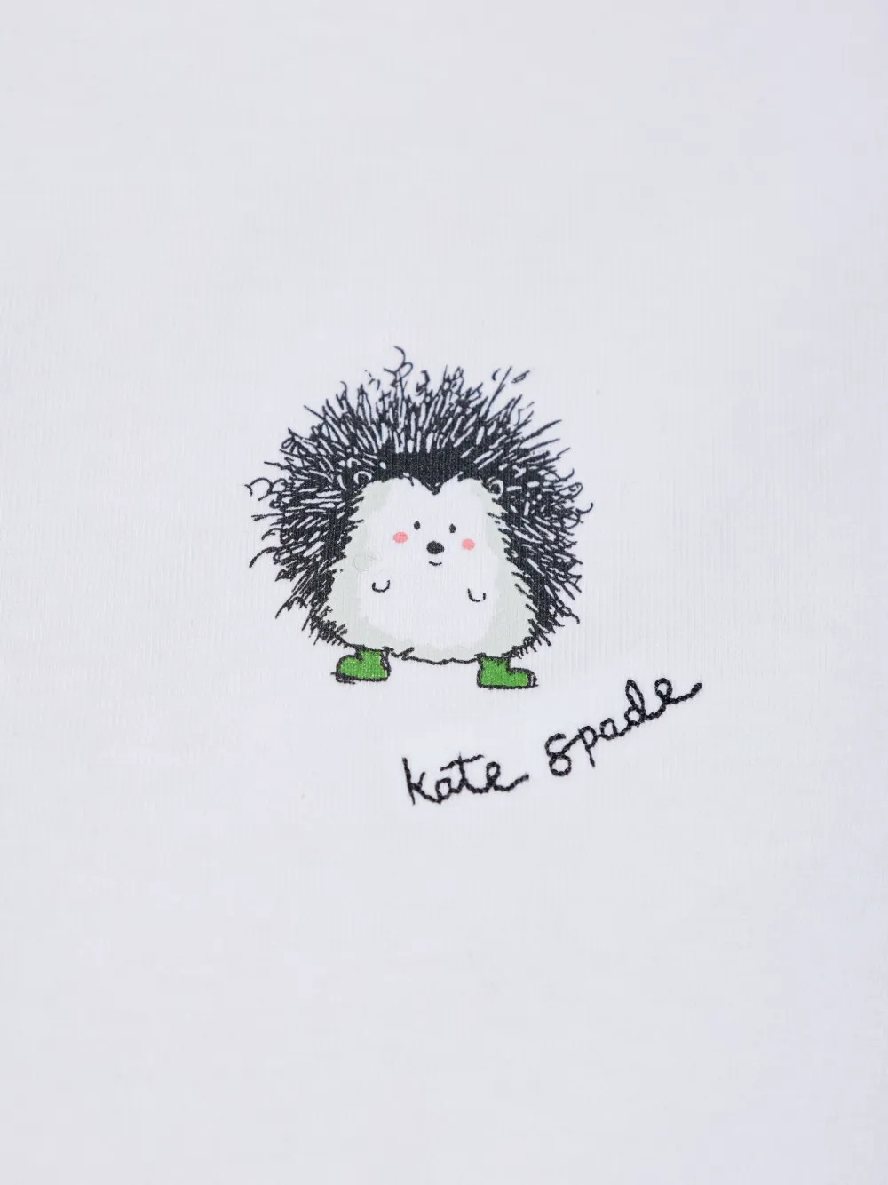 Kate Spade T-shirt met egelprint Wit
