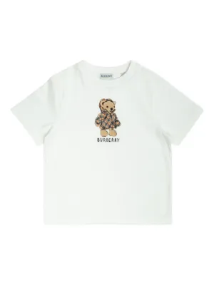 Burberry Kids Thomas Bear T-shirt | White | FARFETCH