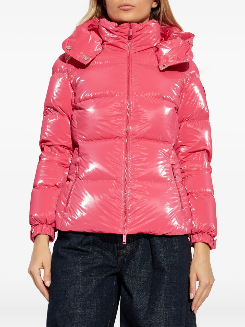 Add Hooded Jacket In Pink