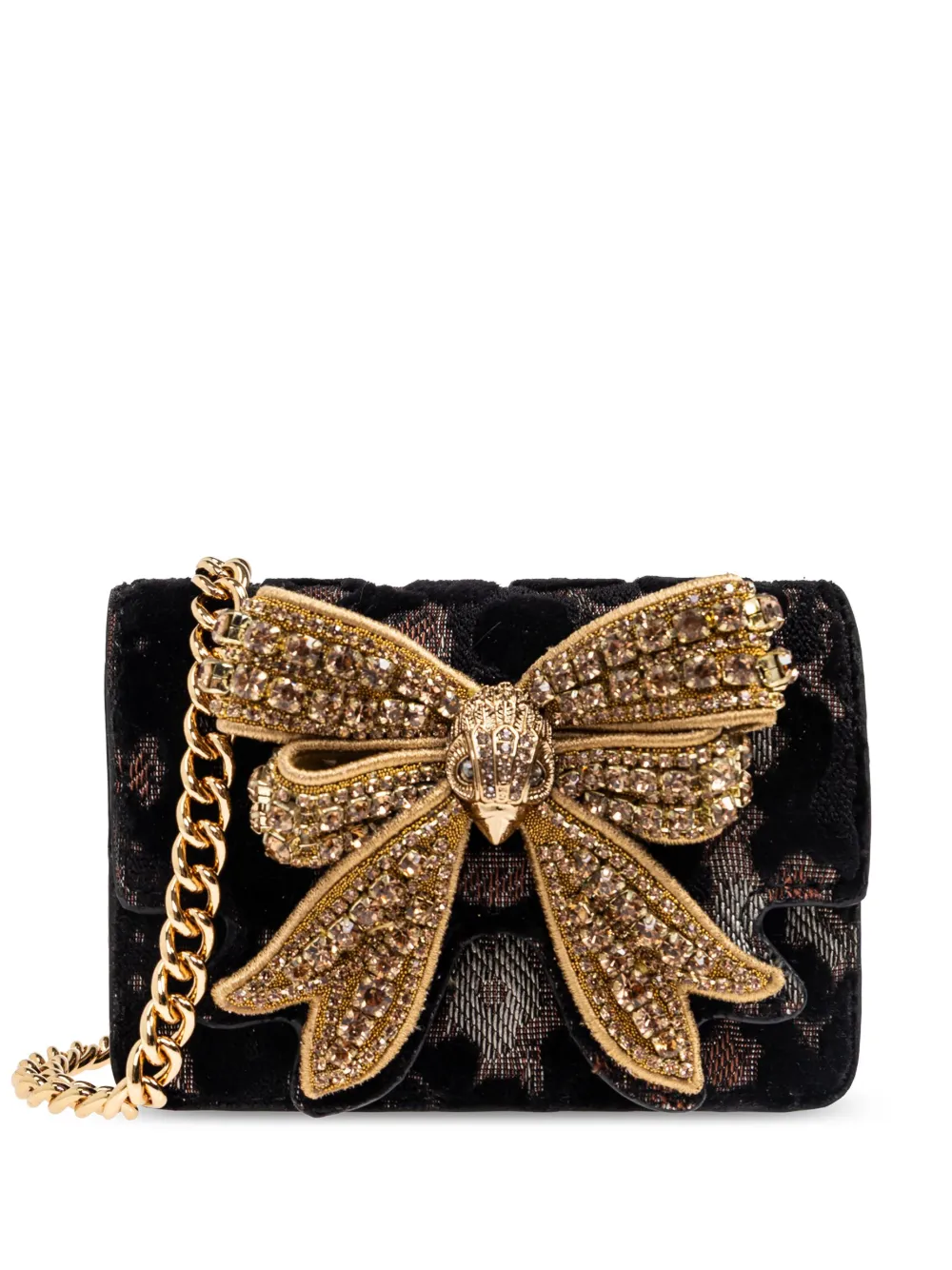 Kurt Geiger London extra small Shoreditch bow shoulder bag - Nero