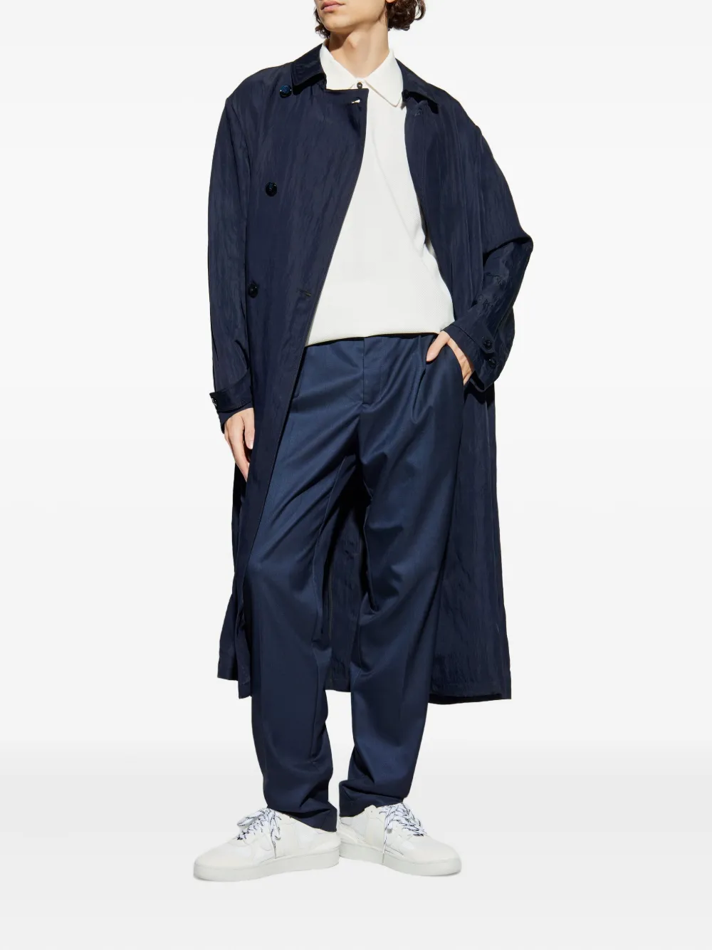 Add Pleated Trousers - Blauw