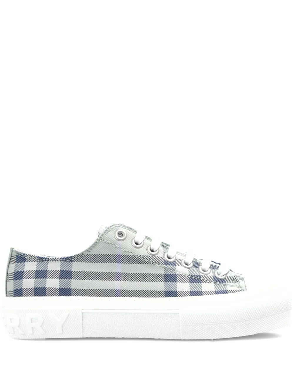Burberry checked sneakers Grijs