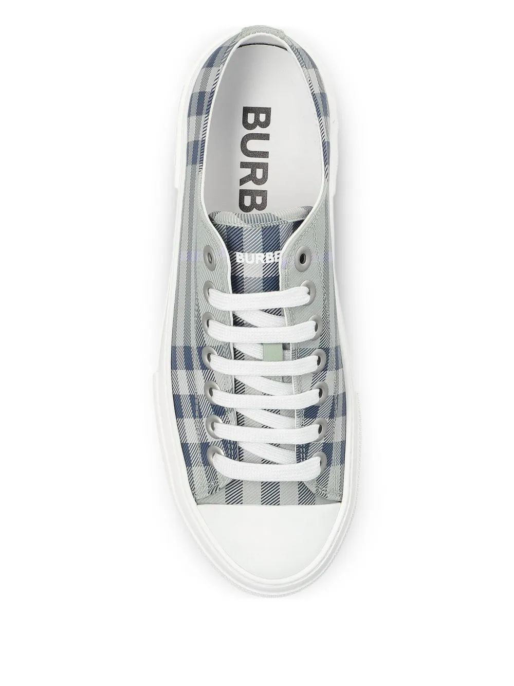 Burberry checked sneakers Grijs