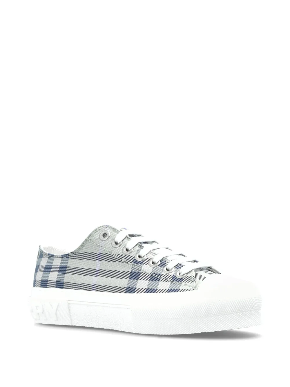 Burberry checked sneakers - Grijs