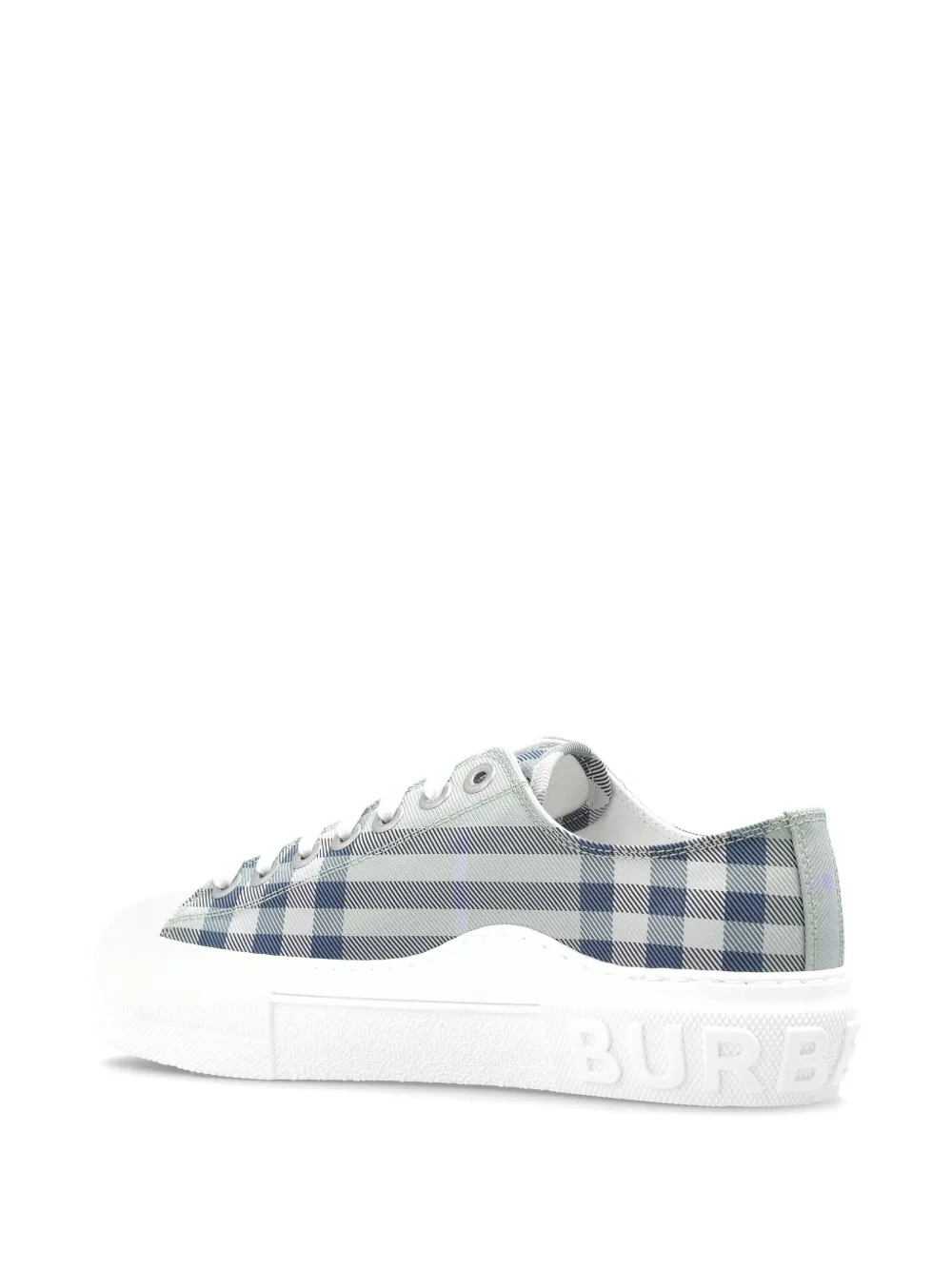 Burberry checked sneakers Grijs