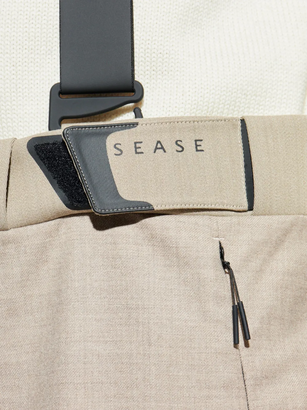 Sease Skibroek met ritszak Beige
