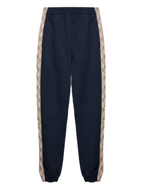 Burberry check-trim track pants