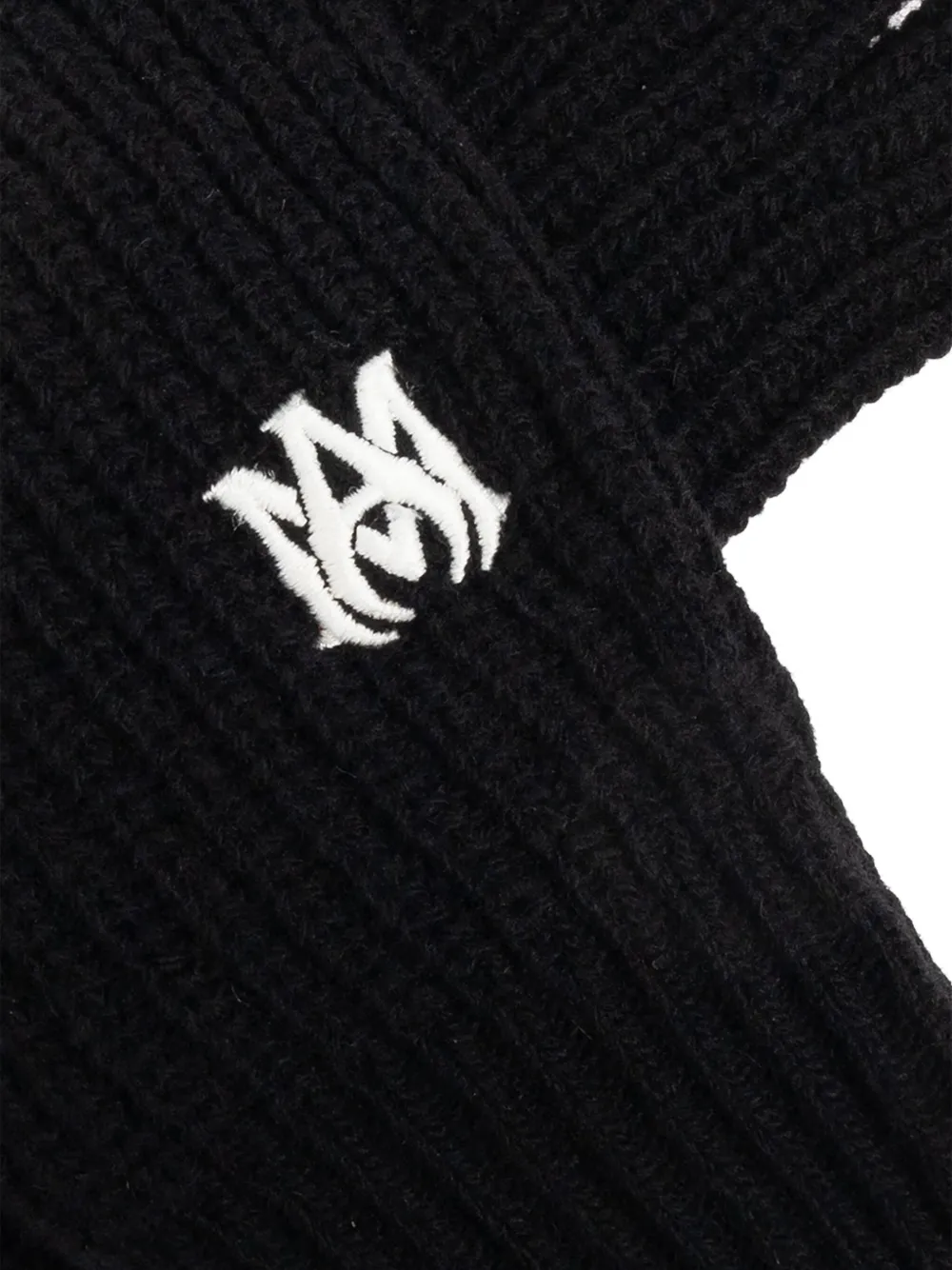 AMIRI Handschoenen met geborduurd logo Zwart