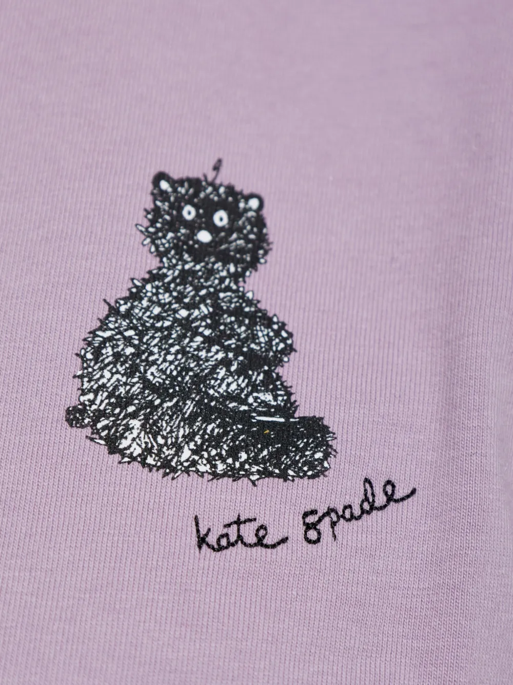 Kate Spade Crew-neck T-shirt In Purple